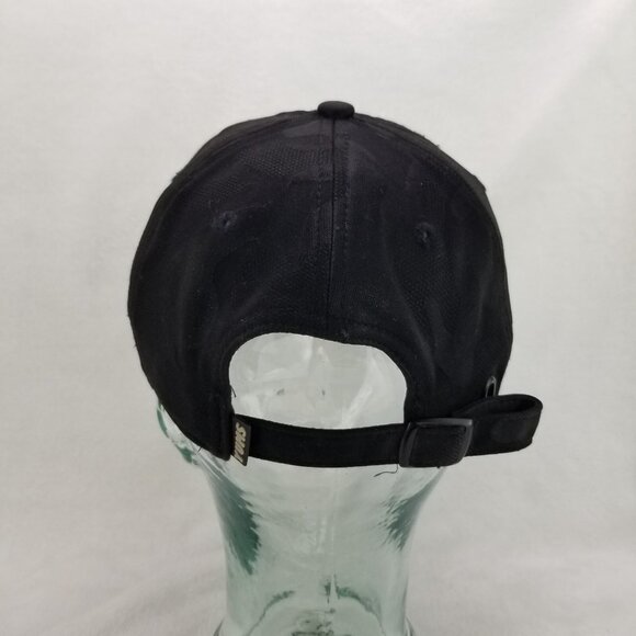 ✅Yums Metal Face Black Strapback Hat Official Product OSFA Small Button Logo Cap - Picture 7 of 10